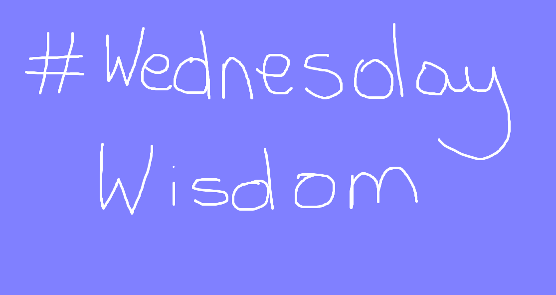 #WednesdayWisdom banner