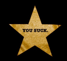 A "You suck" gold star.