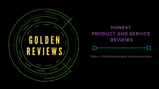 A banner for Golden Reviews