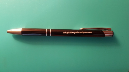A pen with website name
